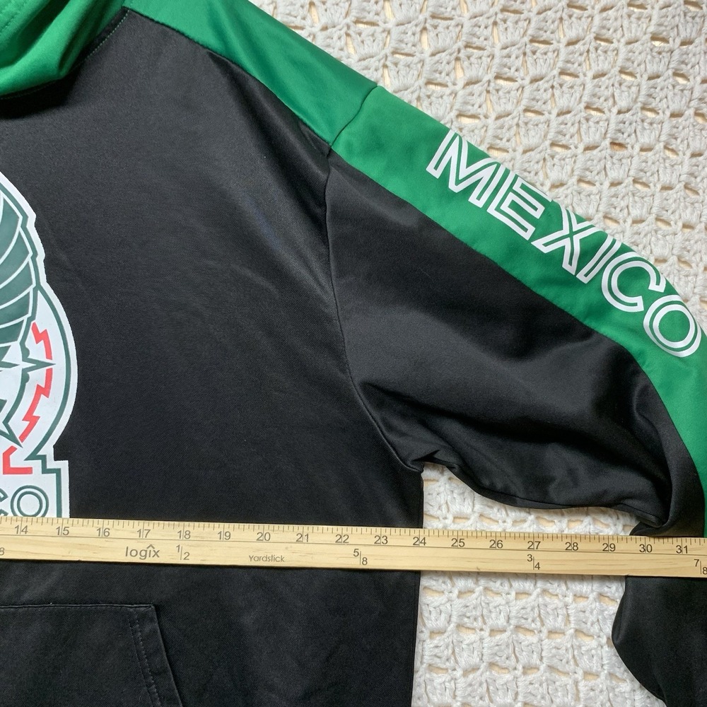 Mexico National Team Hoodie Adult Large Black Green Soccer Futbol ( No String) - Picture 7 of 10